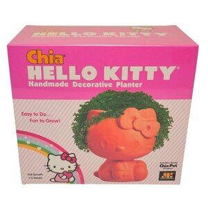 Chia Hello Kitty Handmade Decorative Planter New AV